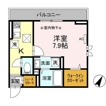 セジュール大船Sの物件間取画像